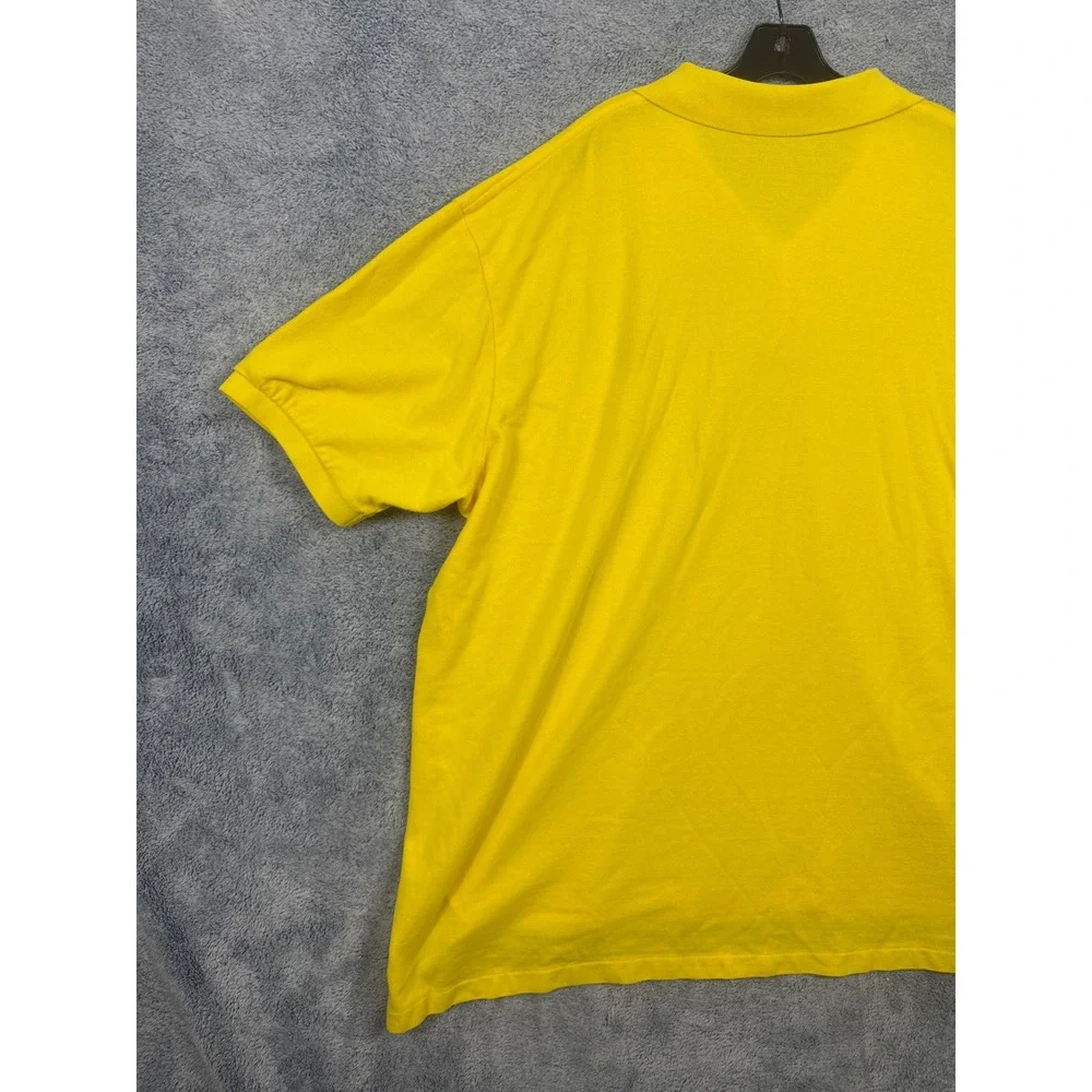 Polo Ralph Lauren Mens 3XB Yellow Short Sleeve Pony Logo Pique Polo Shirt